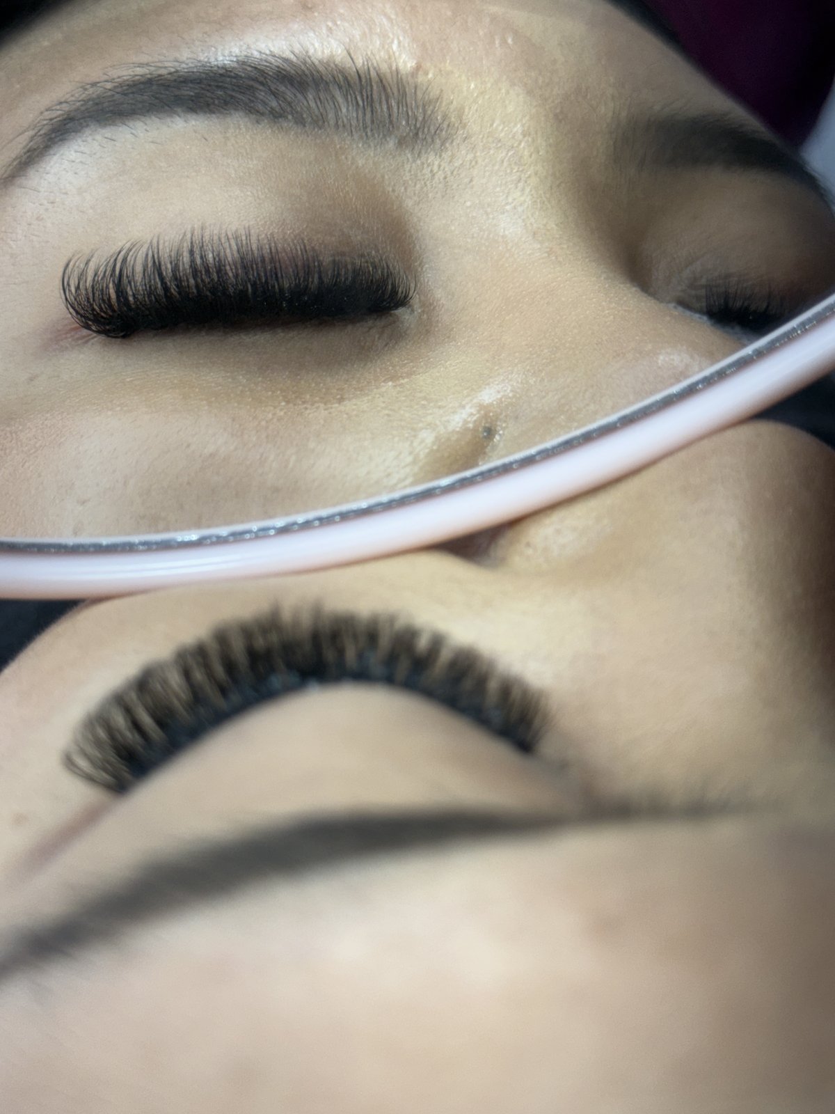 Lash extensions applied at Lollygagss Studio, Kerobokan Bali